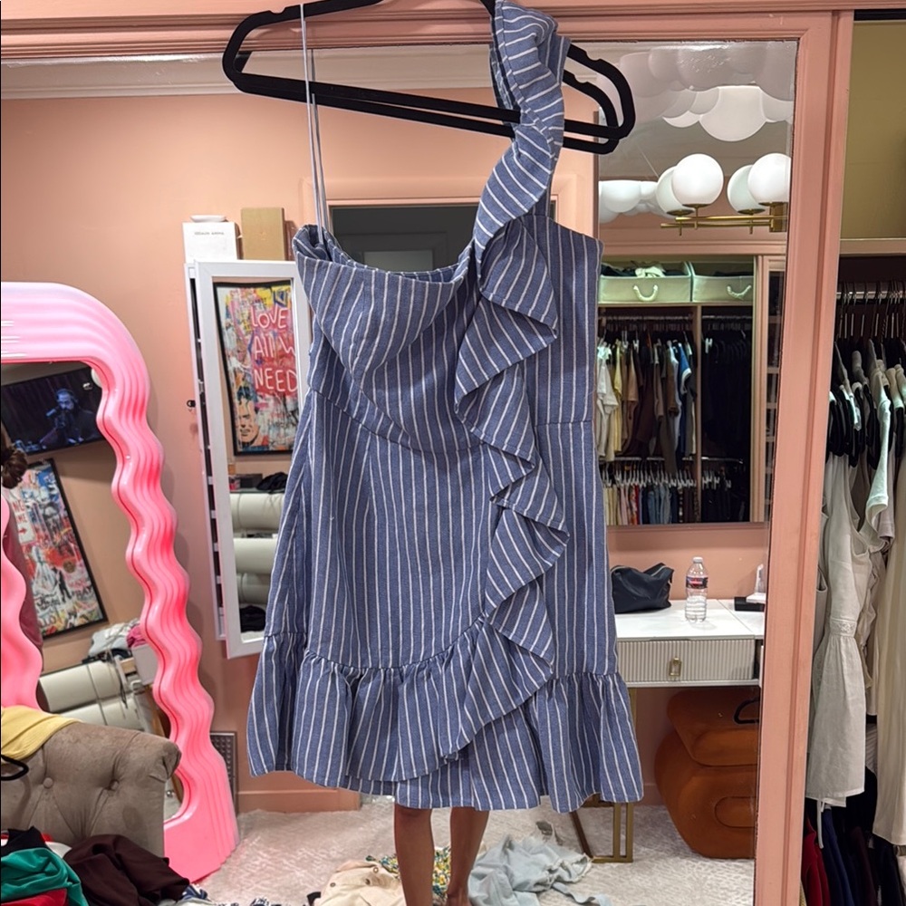 Alexis Striped Blue Dress